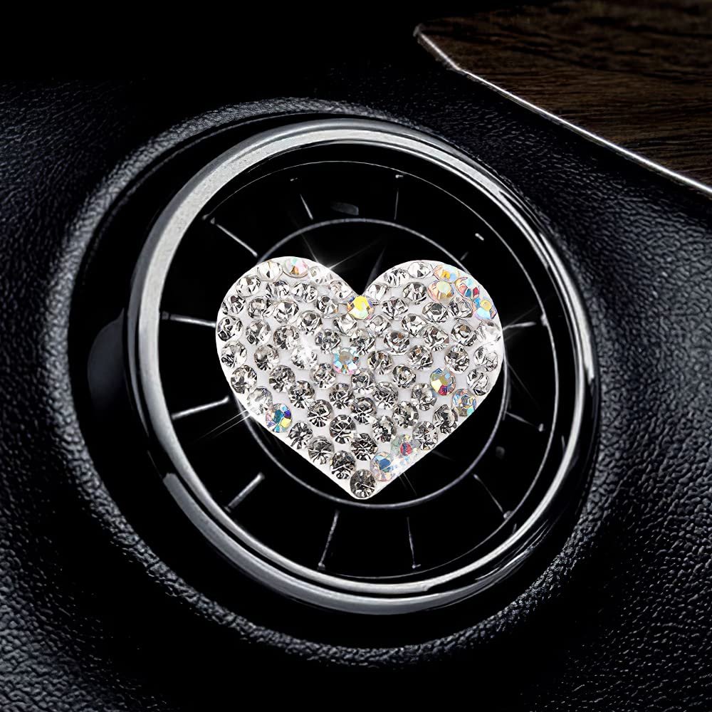 Car Diffuser Vent Clip Cute Car Bling Accessories Decoration for Women Bling Car Air Freshener Vent Clip