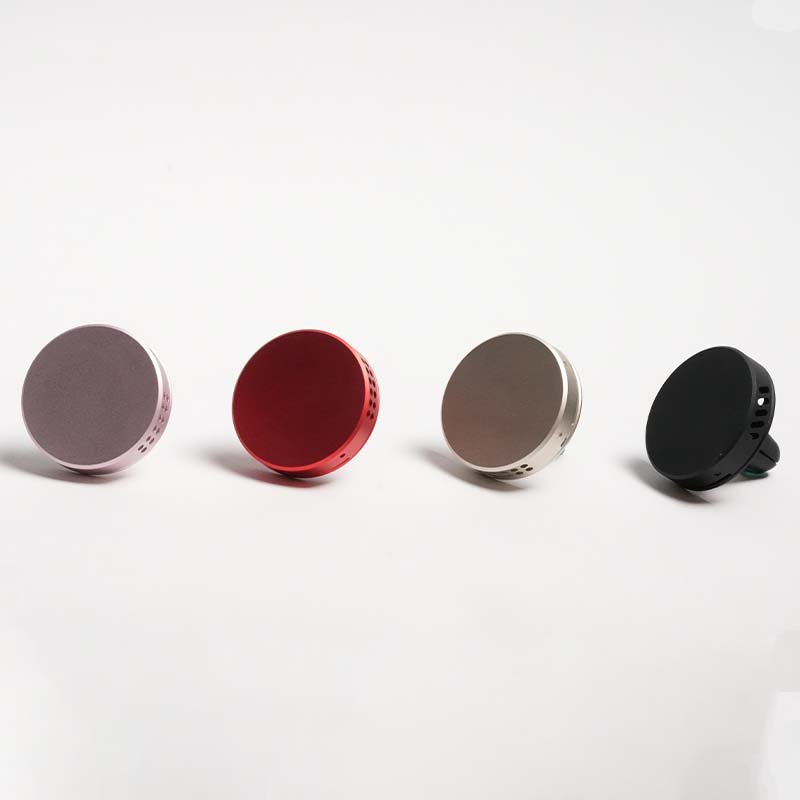 2024 Mini Portable Metal Car Perfume Clip Car Air Vent Aroma Diffuser Sublimation Car Airshener Vent Clip
