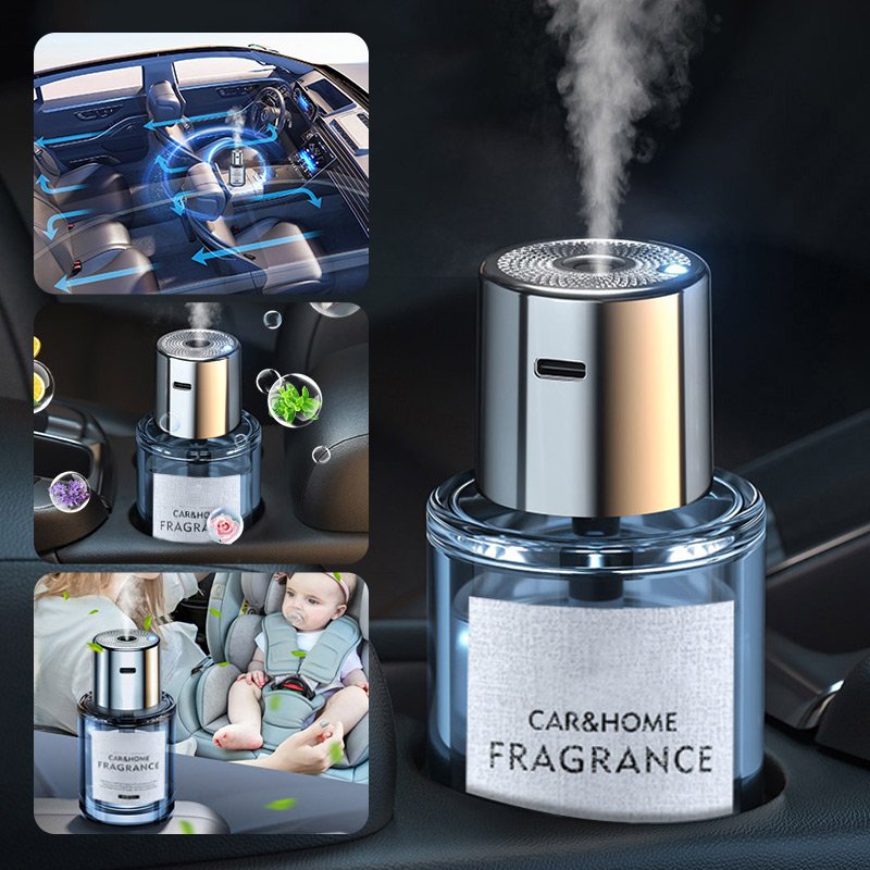 Car Mounted Aromatherapy Spray Car Perfume Intelligent Fragrance Locomotive Large Capacity Humidifier Fragrance Machine