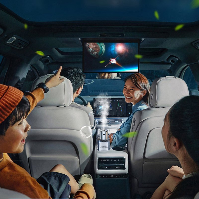Car Mounted Aromatherapy Spray Car Perfume Intelligent Fragrance Locomotive Large Capacity Humidifier Fragrance Machine