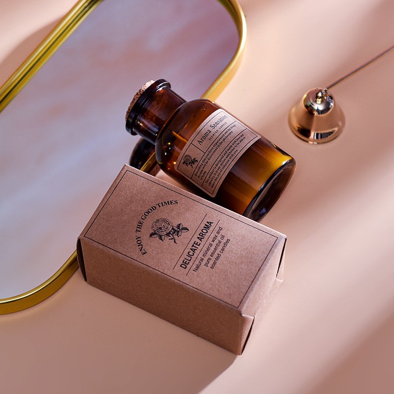 Niche tea color pharmacy bottle smoke-free aromatherapy candle wedding companion gift minimalist creative fragrance candle
