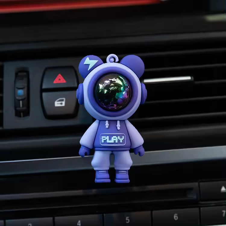 Cartoon aromatherapy clip vent robot diffuser odor removal scents auto fragrance spray Air Fresheners