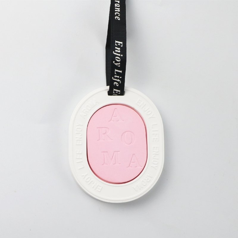 Factory Direct Hanging Car Wardrobe Air Freshener Home Scented Ceramic Aroma Plaster Porcelain Fragrance Essential Oil Diffuser