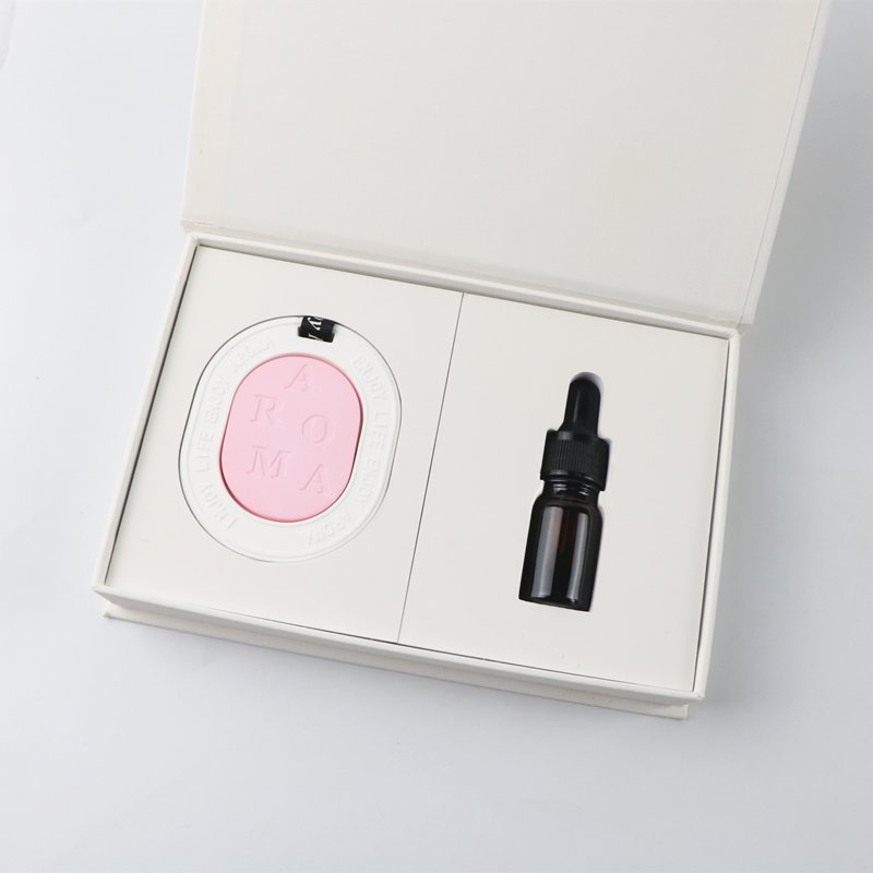 Factory Direct Hanging Car Wardrobe Air Freshener Home Scented Ceramic Aroma Plaster Porcelain Fragrance Essential Oil Diffuser