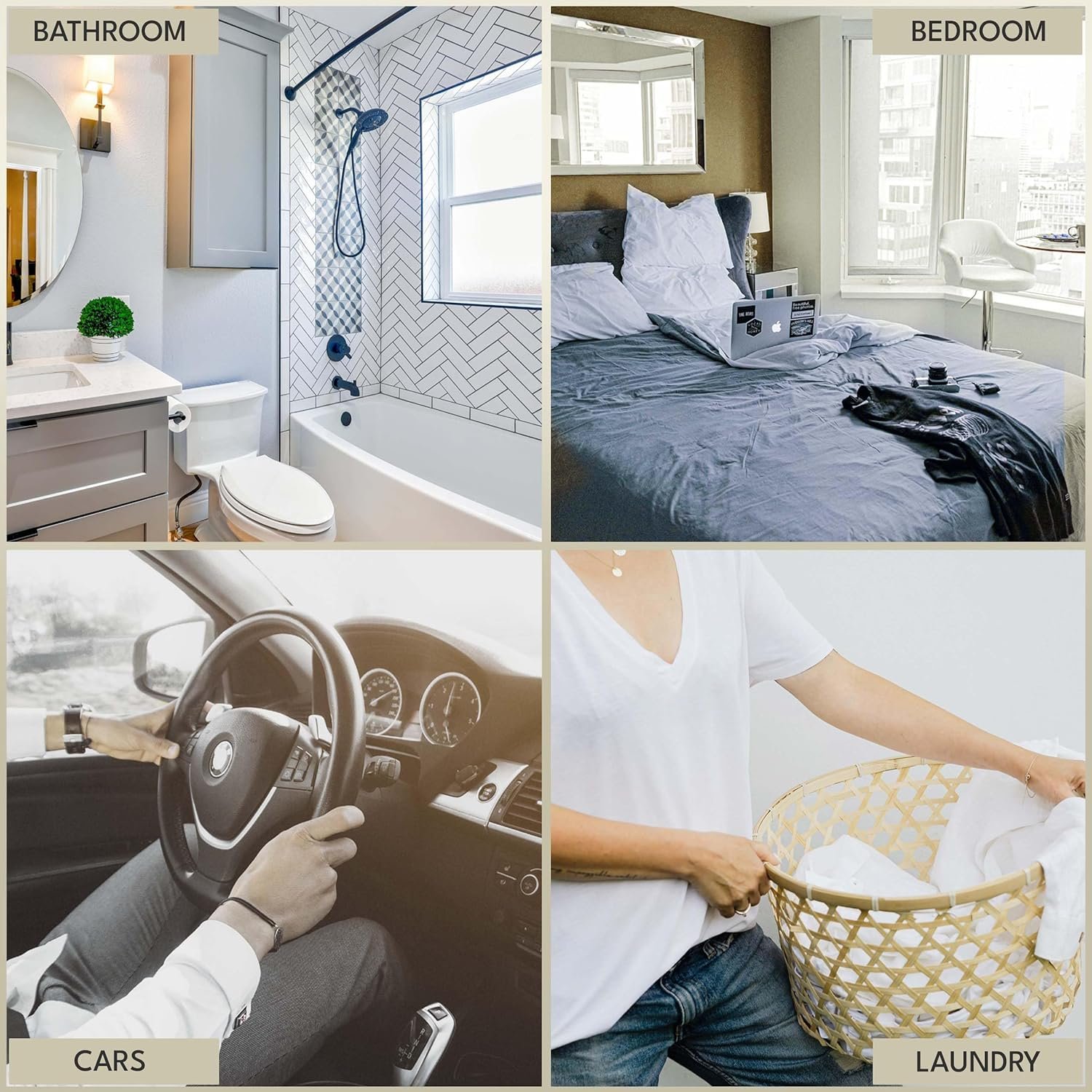 Home Linen Room Spray Aromatic Mist Long Lasting Car Air Freshener Green Tea Essential Oil Odor Fragrance
