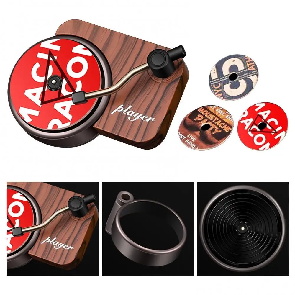 Car Air Freshener Vinyl Record Player Unique Car Products Round Car Diffuser Clip
