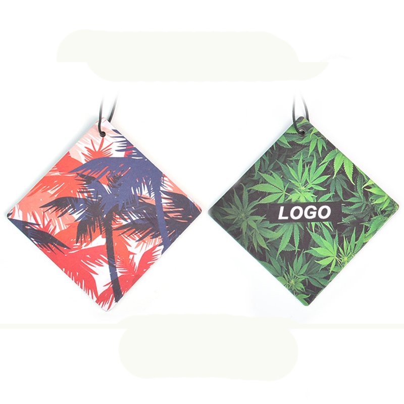 Custom Promotional Various Of Shaped Paper Car Air Fresheners