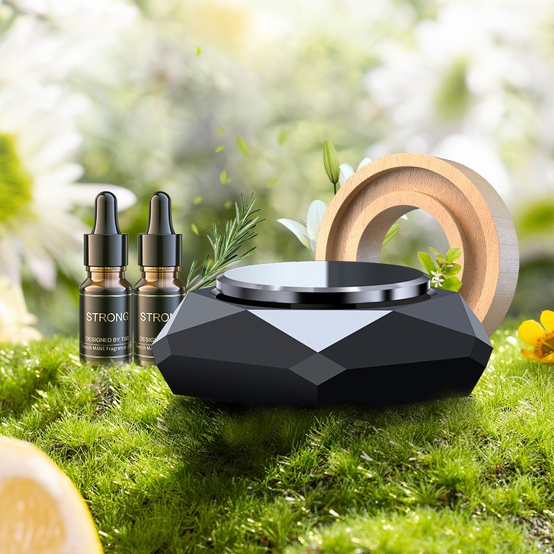 Wholesale Luxury Models Alloy Aromatherapy Car Aromatherapy Essential Oil Diffuser Car Perfume Diffuser