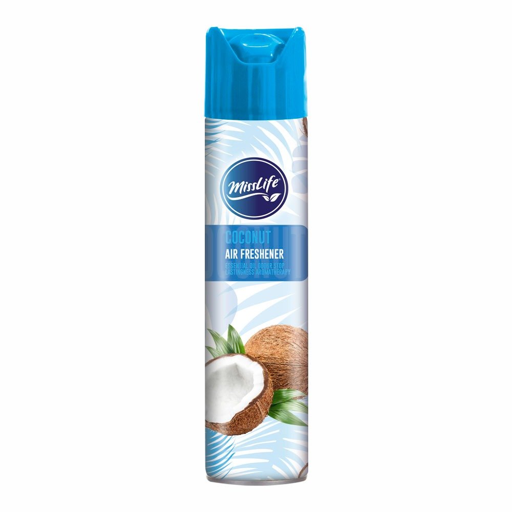 MissLife 400ml Peach & Vanilla Air Freshener Spray Eco-Friendly Fragrance for Home Car Office & Bathroom Stocked for Hotels