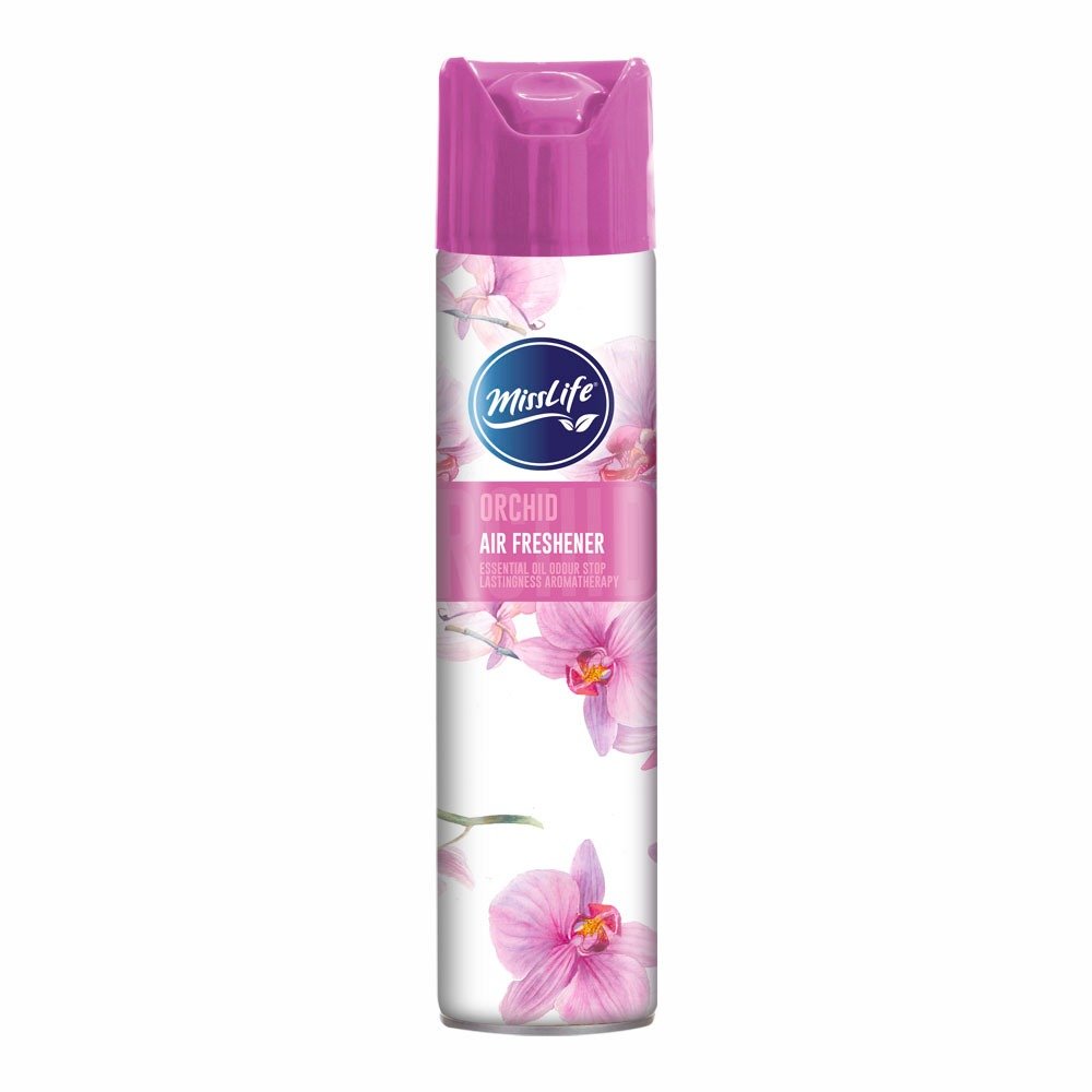 MissLife 400ml Peach & Vanilla Air Freshener Spray Eco-Friendly Fragrance for Home Car Office & Bathroom Stocked for Hotels