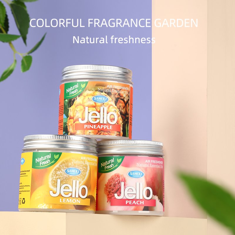 Jello Peach House Gel Air Freshener Bottle Deodorant Car Dealership Supplies