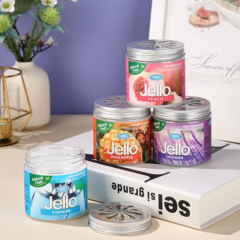 Jello Peach House Gel Air Freshener Bottle Deodorant Car Dealership Supplies