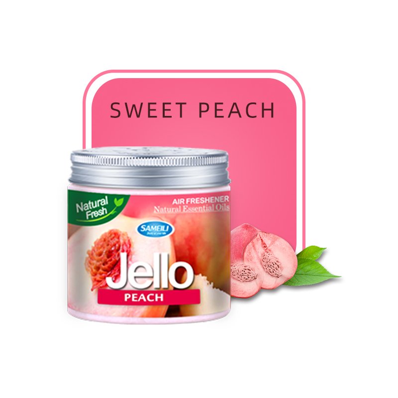 Jello Peach House Gel Air Freshener Bottle Deodorant Car Dealership Supplies