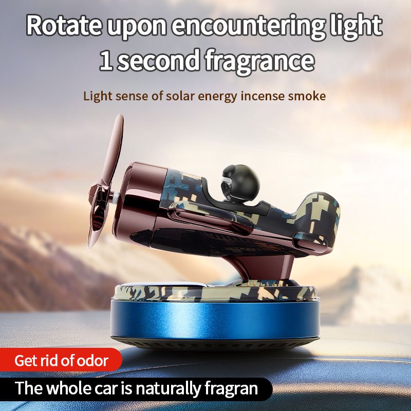 Accessories Car Solar Rotating Car Perfume Fresheners Gel Car Gel Air Freshener