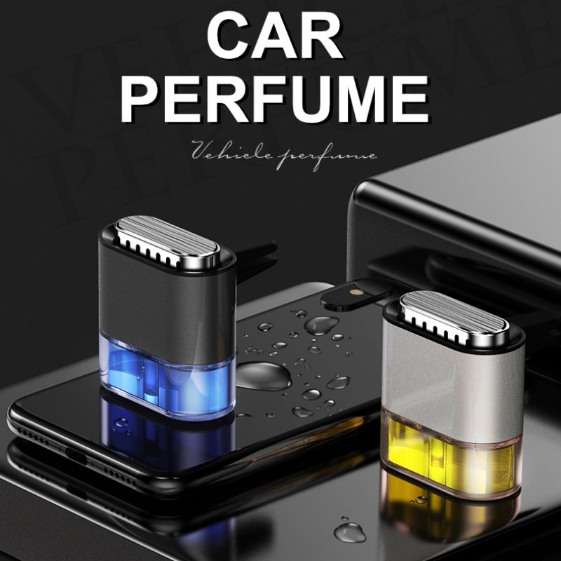 New Arrival aluminium alloy mini car perfume air freshener car diffuser vent clip for car truck