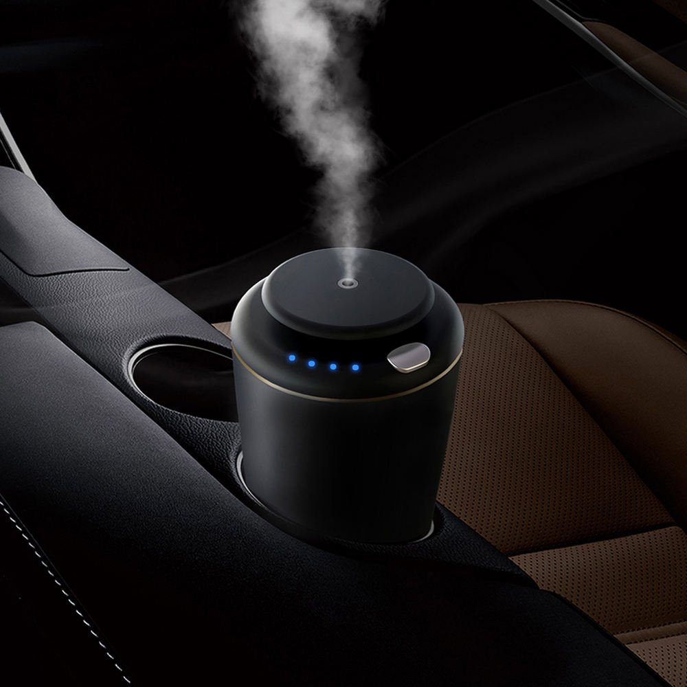 Custom Logo Portable Mini Electric USB Aromatherapy Diffuser Waterless Automatic Smart Aroma Car Oil Diffuser