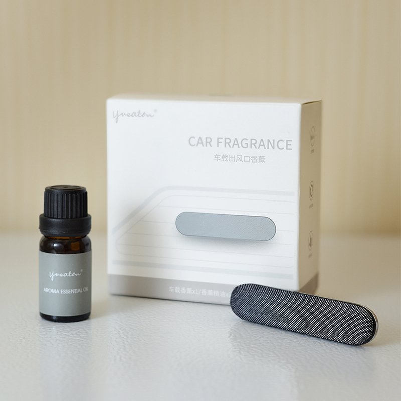 Hot Sale Auto Outlet Vent Clip Diffuser Air Freshener Luxury Car Perfume Aroma Essential Oil Gift Set private label custom OEM