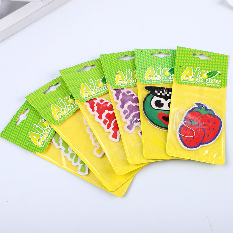 Air freshener customized paper car air freshener cards perfume cheap custom car air freshener