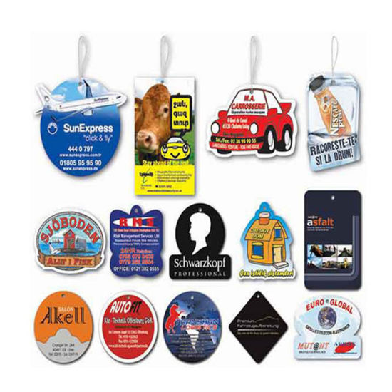 Air freshener customized paper car air freshener cards perfume cheap custom car air freshener