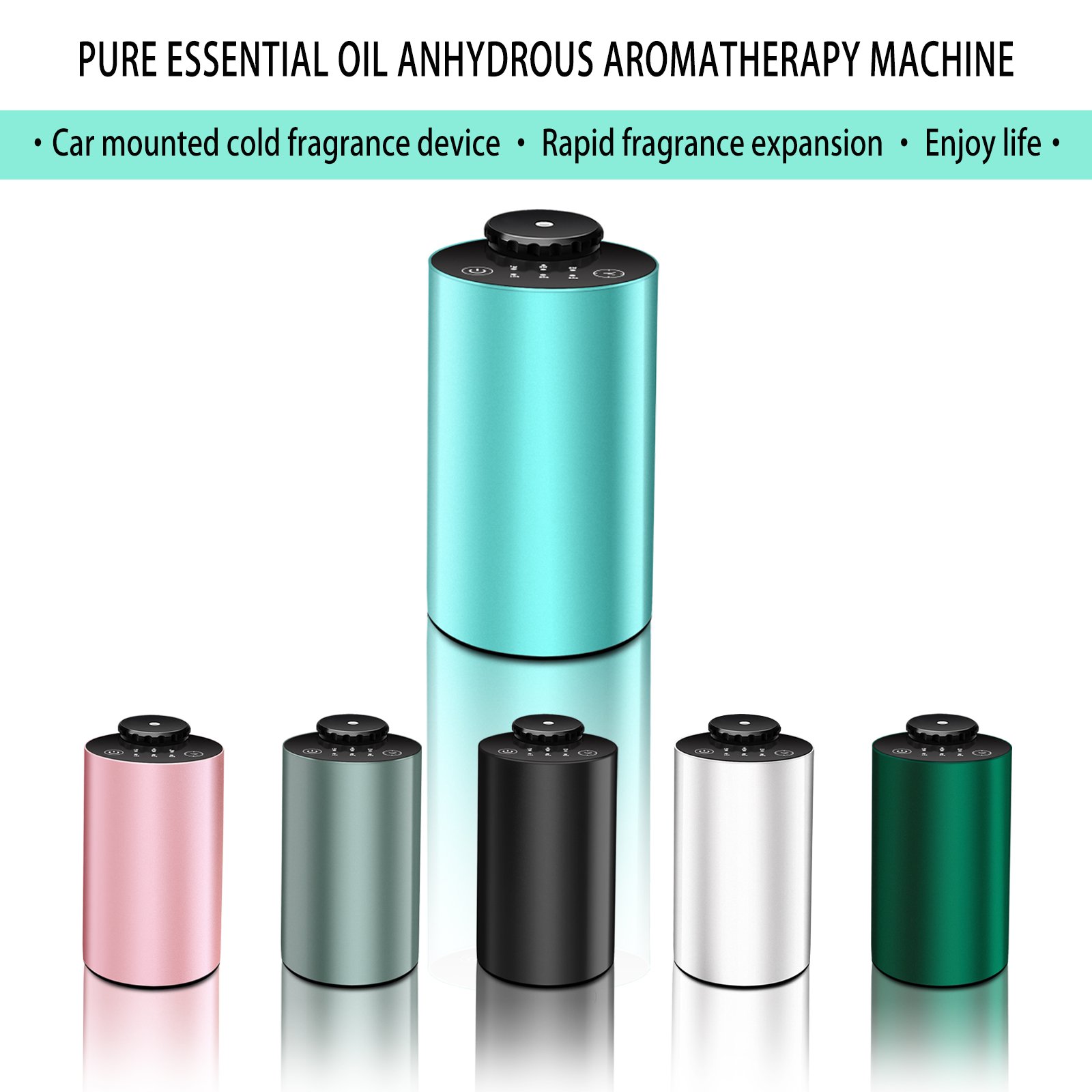 Car Use Portable Small Waterless Nebulizer Essential Oil Diffuser Aroma Diffuser Nebulizer Scent Machine