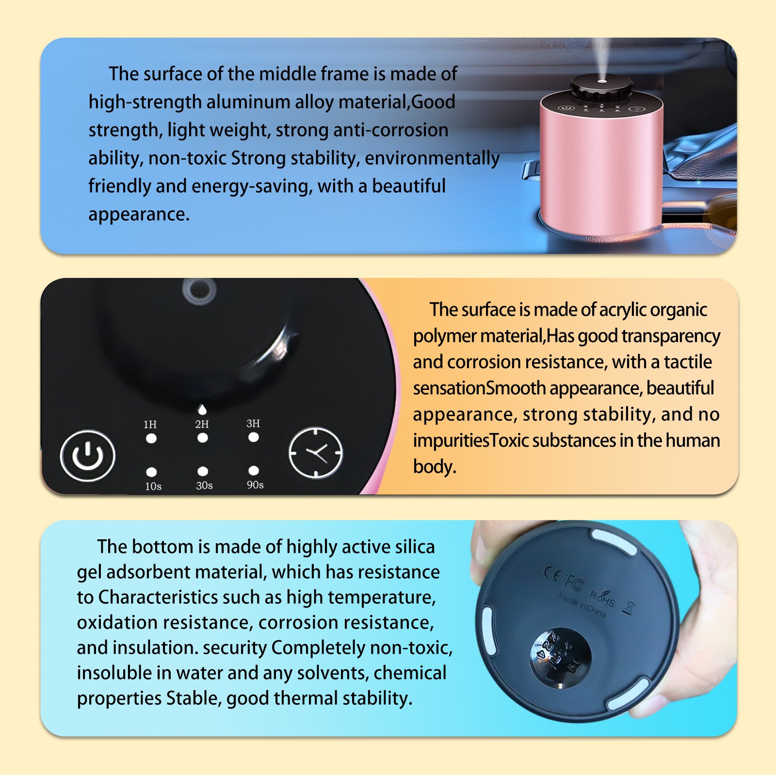 Car Use Portable Small Waterless Nebulizer Essential Oil Diffuser Aroma Diffuser Nebulizer Scent Machine