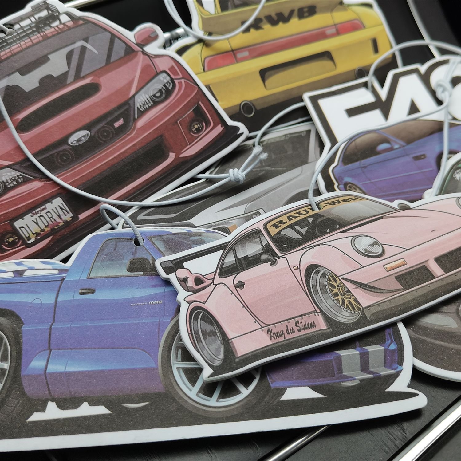 Customized Promotional Shaped Long Lasting Perfume Paper Car Hanging Air Freshener