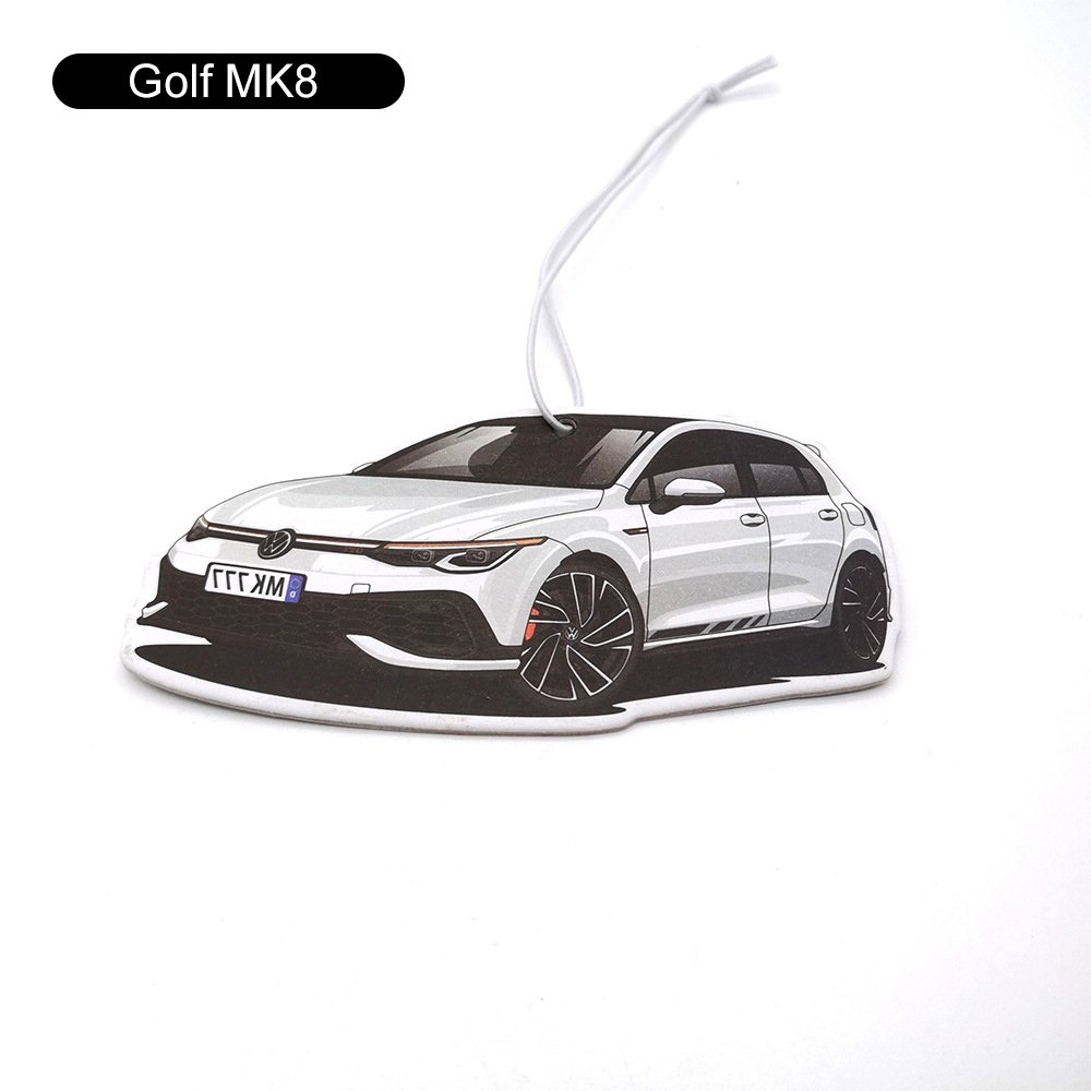 Customized Promotional Shaped Long Lasting Perfume Paper Car Hanging Air Freshener