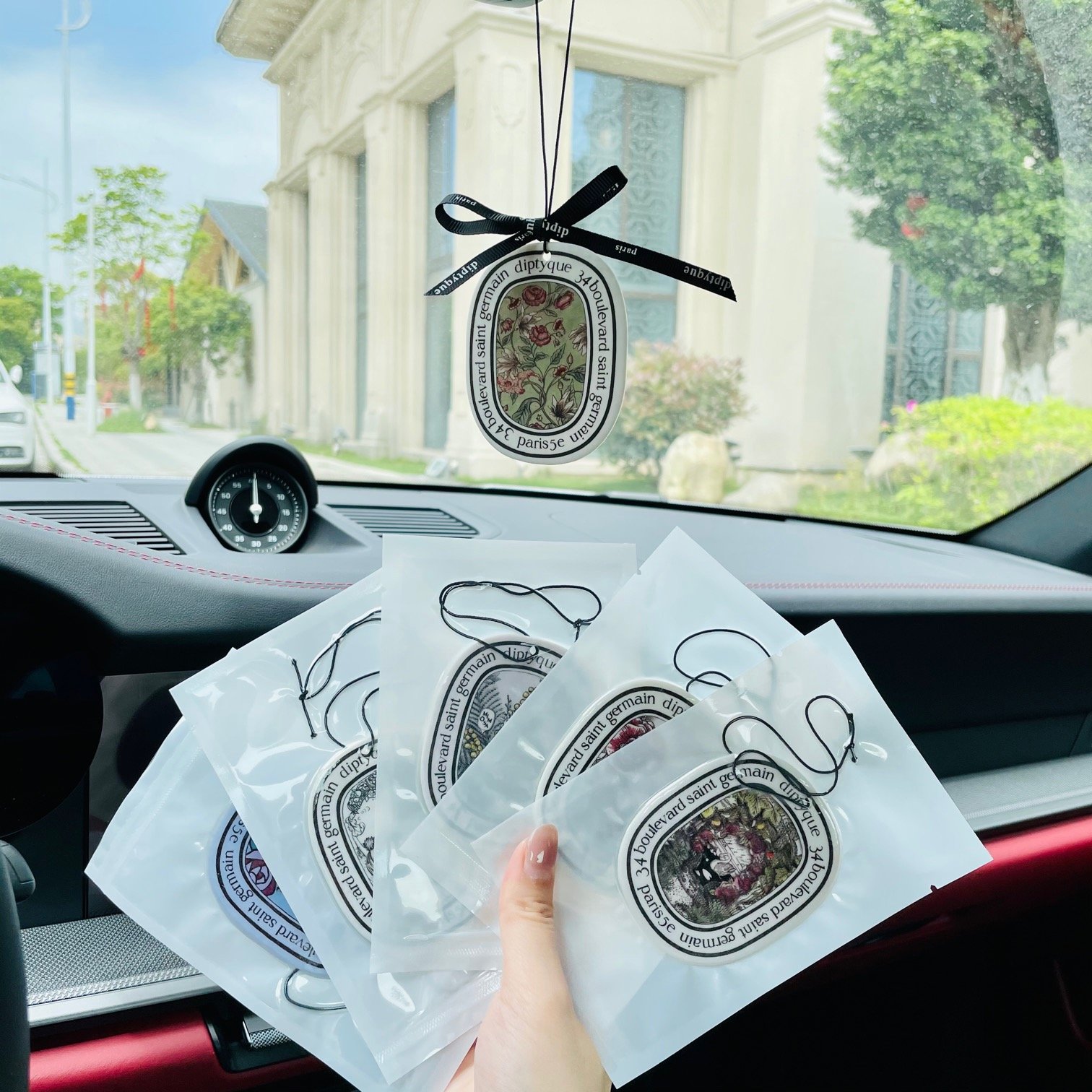Sexy Car Hanging Air Freshener Custom Scented Paper Car Air Fresheners For Car Part Shop Wood Scent Card Perfume Fragrance