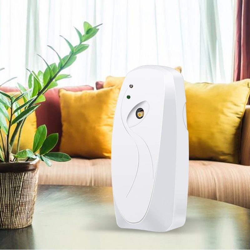 OEM Wall Automatic Non Aerosol Fragrance Dispenser Hotel Smart Liquid Perfume LED Refill Spray Air Freshener Dispenser