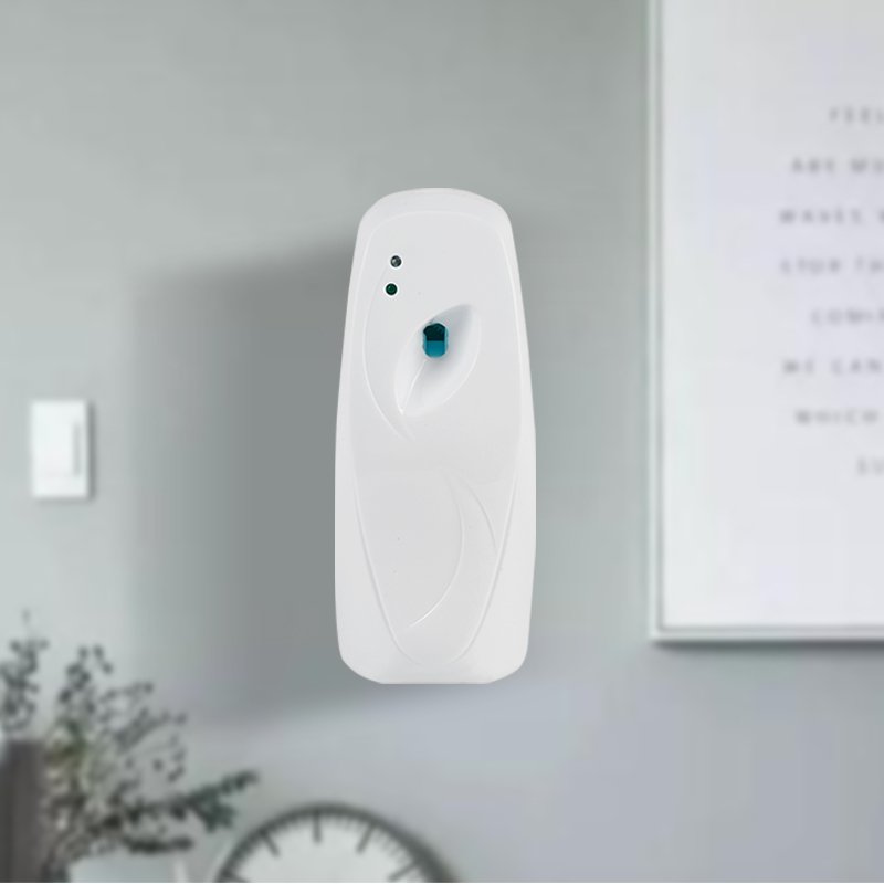 OEM Wall Automatic Non Aerosol Fragrance Dispenser Hotel Smart Liquid Perfume LED Refill Spray Air Freshener Dispenser