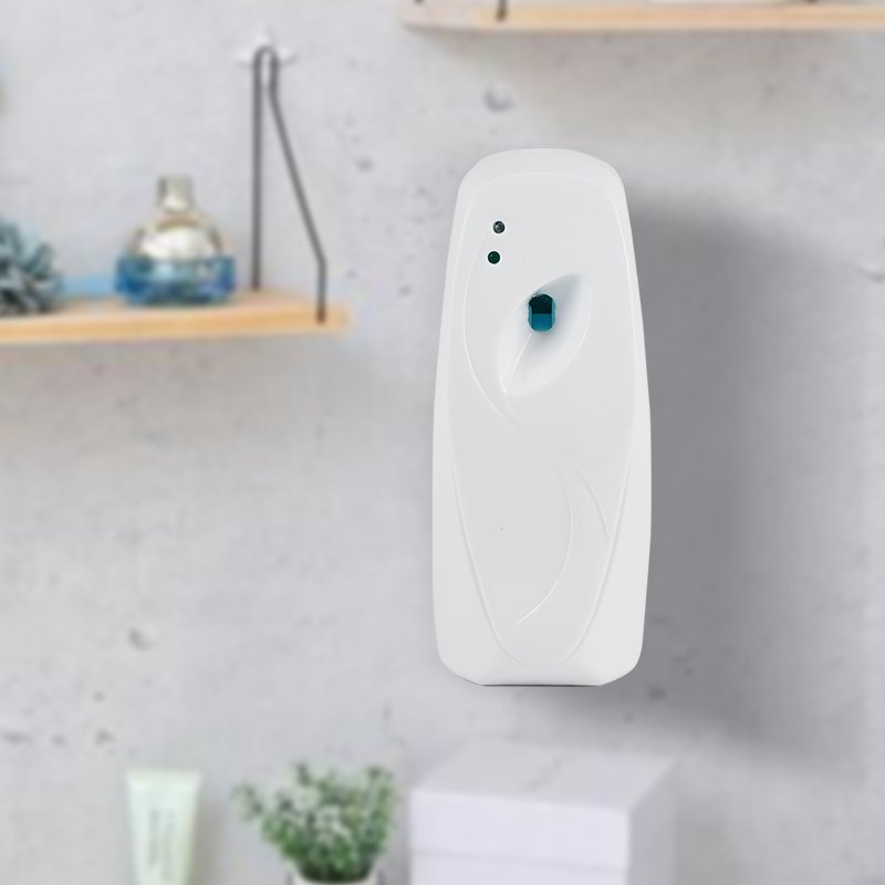 OEM Wall Automatic Non Aerosol Fragrance Dispenser Hotel Smart Liquid Perfume LED Refill Spray Air Freshener Dispenser