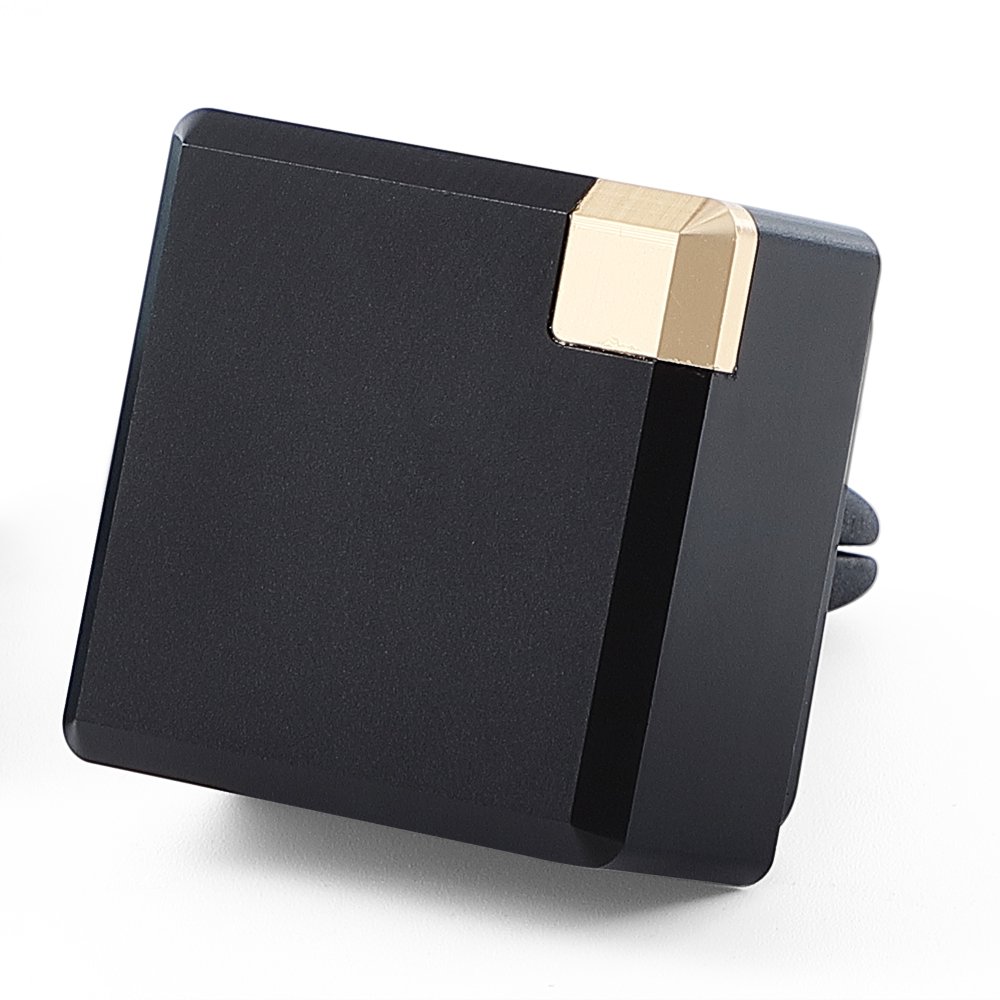 Manufacture Luxury Decor Golden Lasting Car Smell Air Freshener Car Perfume Refillable Car Perfume Diffuser Clip Design 2025