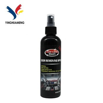 Car deodorizer and air freshener to remove smoke and odor in the car pure and natural