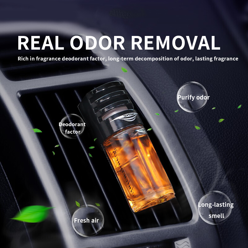 Wholesale Luxury car classic cheap glass bottle essential oil car vent clip air freshener diffuser perfume Aromatherapy