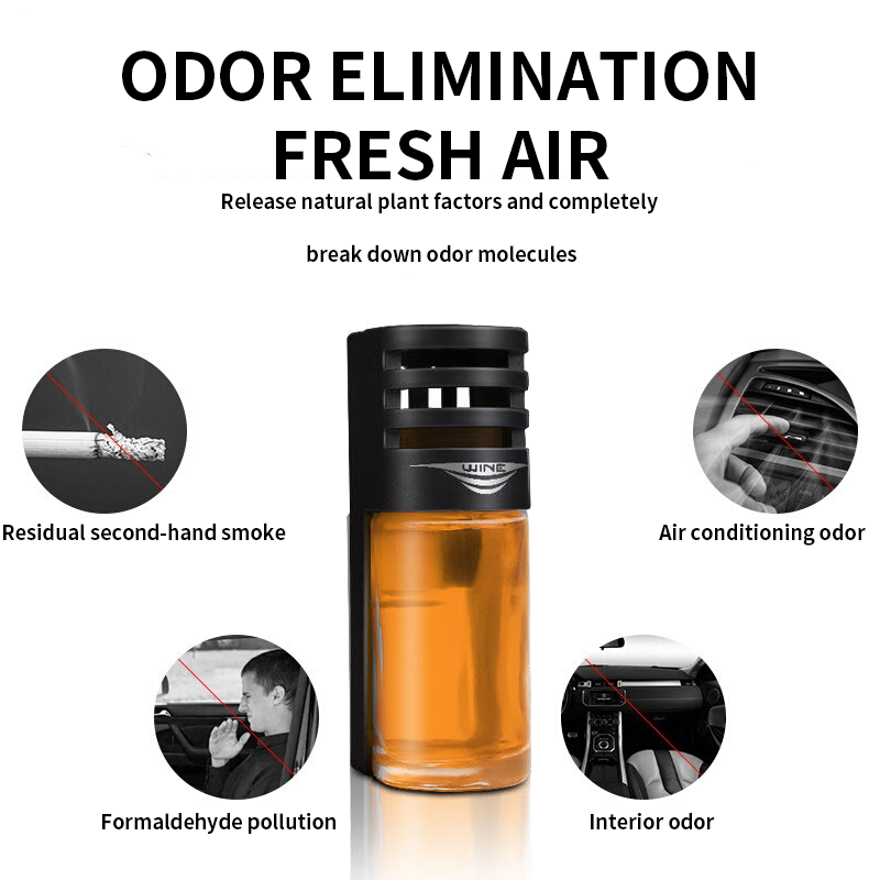 Wholesale Luxury car classic cheap glass bottle essential oil car vent clip air freshener diffuser perfume Aromatherapy