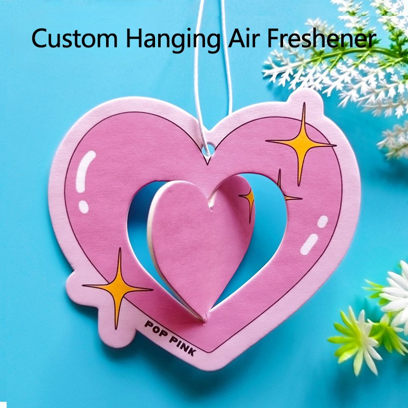 Car Accessories Air Freshener Brand Perfume Scents Fragrance Car Air Freshener Cotton Paper Tablets Customized Shape and Scents