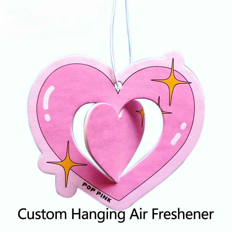 Car Accessories Air Freshener Brand Perfume Scents Fragrance Car Air Freshener Cotton Paper Tablets Customized Shape and Scents