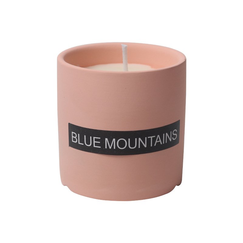 Nordic Simple Creative Indoor Home Aromatherapy Candle Cup DIY Candle Empty Cup Ceramic Straight Aromatherapy Cup Decoration