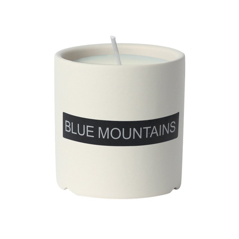 Nordic Simple Creative Indoor Home Aromatherapy Candle Cup DIY Candle Empty Cup Ceramic Straight Aromatherapy Cup Decoration