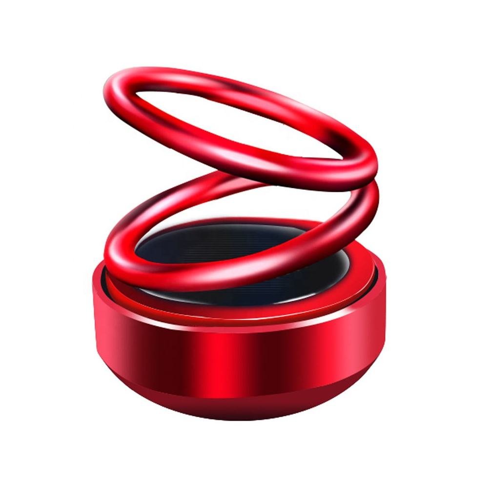 Solar rotating car perfume originality Double ring suspension Car aromatherapy Car perfume accessories