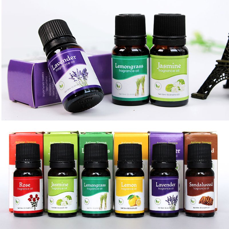10ml Water-soluble Essential Oils Flower Fruit Essential Oil For Aromatherapy Diffusers Air Freshening Humidifier Body Relieve