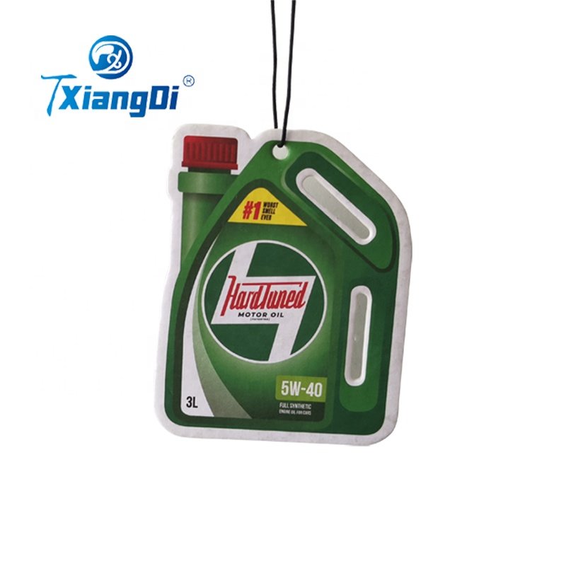 Eco-Friendly Hanging with Custom Printing square paper air freshener car car freshener