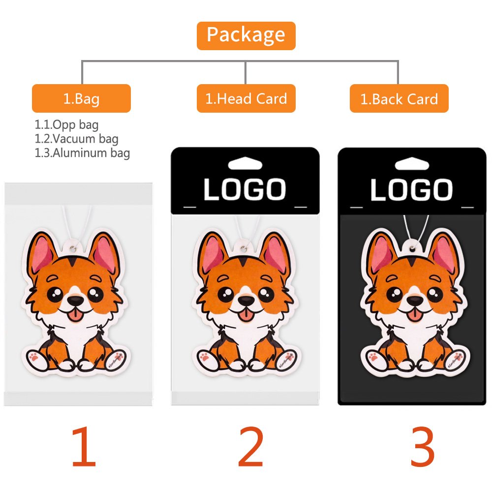 Custom Freshener Design Car Air Freshener Clips High Quality Paper Car Air Freshener with logo