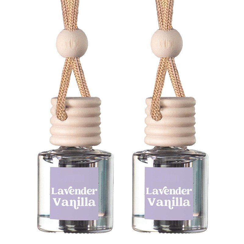 Hot Car Aromatherapy Decorations Multiple Fragrances Optional Glass Bottle Pendant Essential Oil Liquid car air freshener
