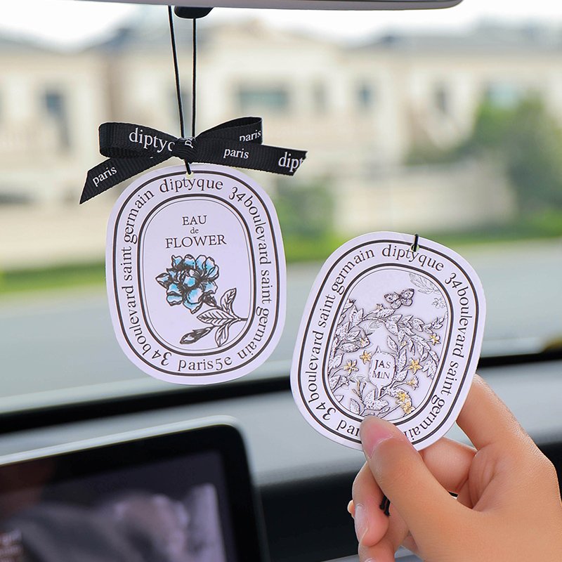TX factory wholesale OEM paper car Air freshener Fragrance Hanging With Custom Shapes