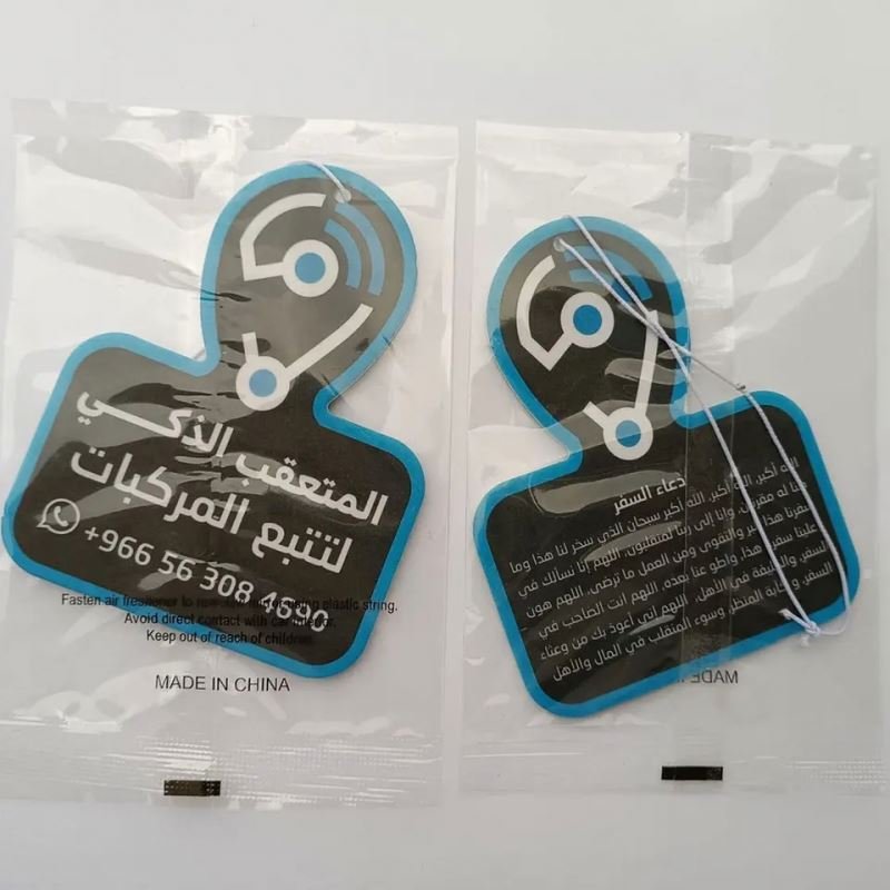 Promotional Customized Car Shaped Design Kawaii Diy Car Air Freshener Set