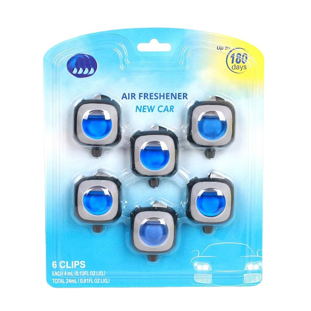 Manufacturer's New CAR SET-Durable Auto Air Freshener Vent Clip with Modern Rose Fragrance Customizable Size for Gift