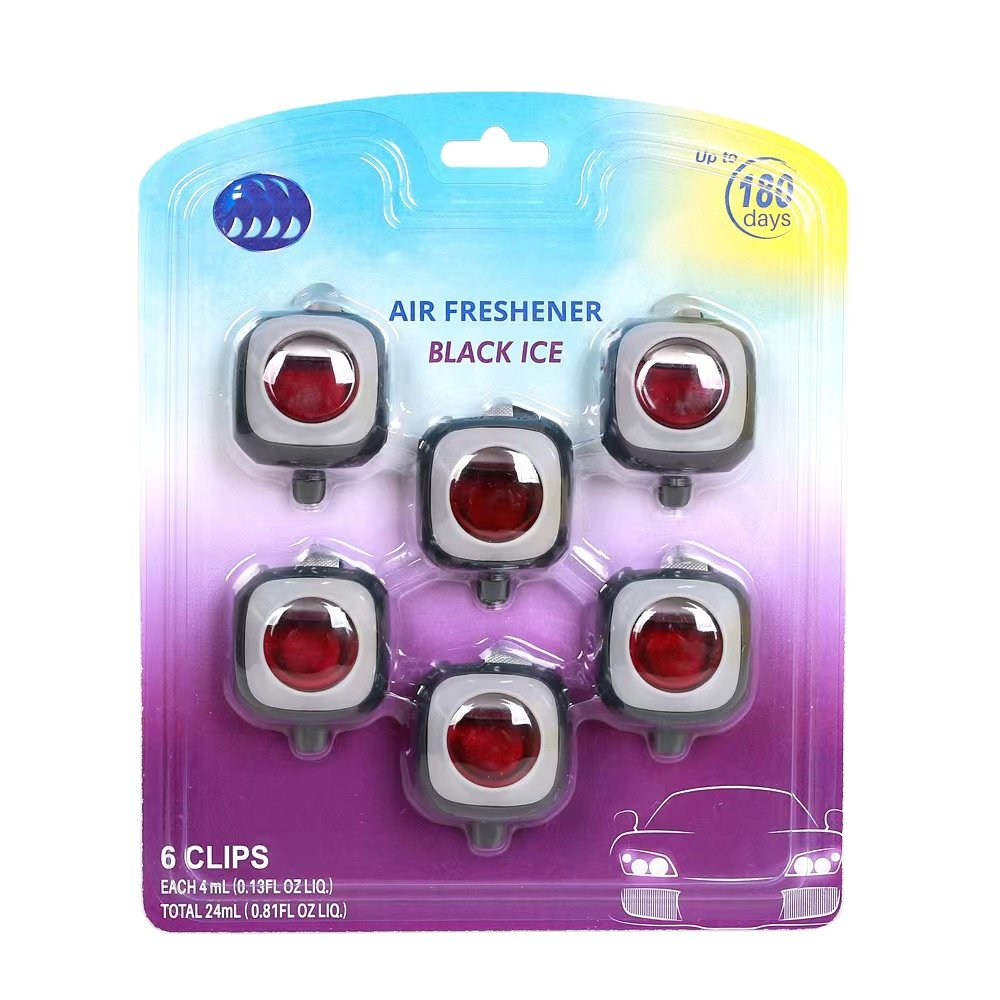 Manufacturer's New CAR SET-Durable Auto Air Freshener Vent Clip with Modern Rose Fragrance Customizable Size for Gift