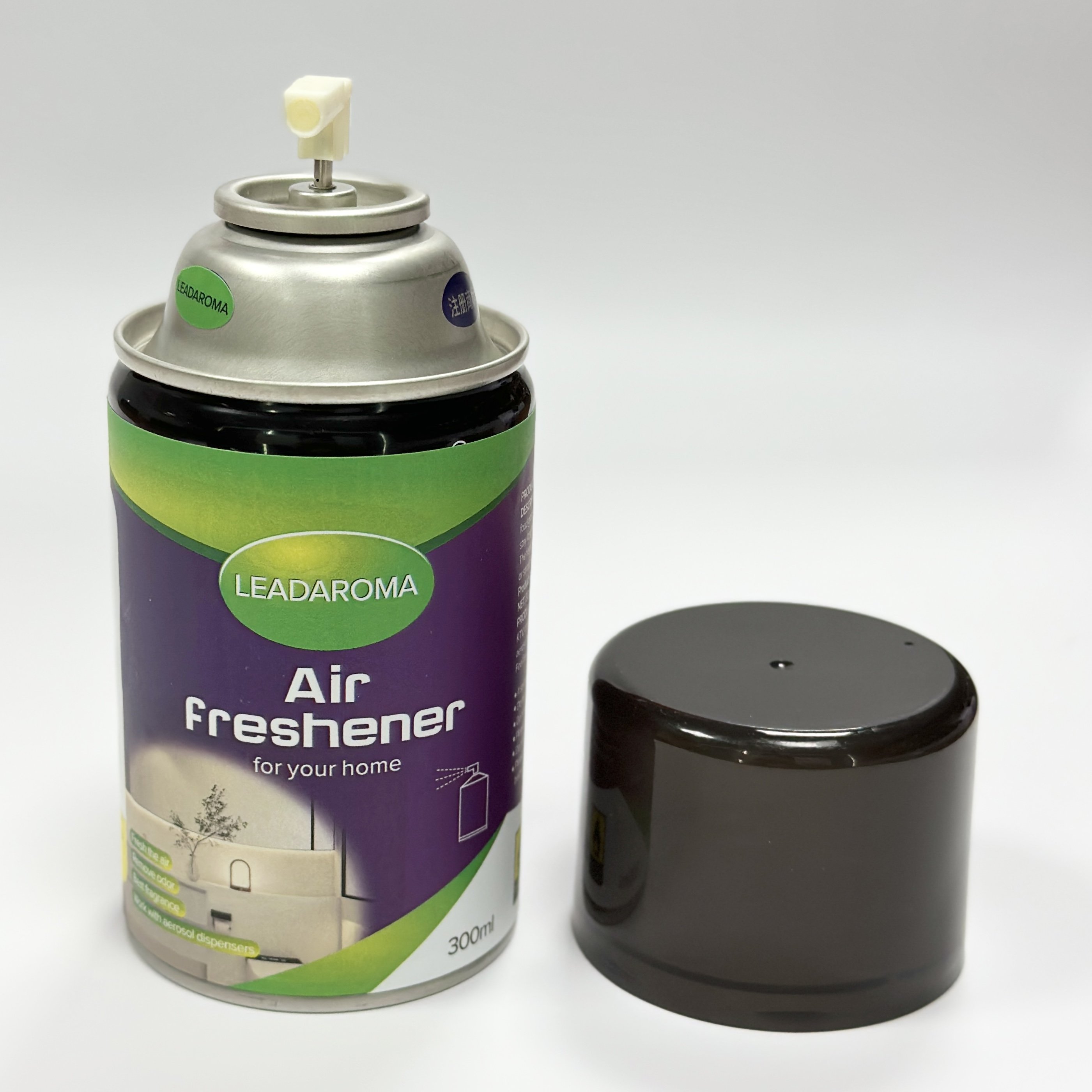 2024 LOGO Customized Support Antibacterial Deodorant Spray Mini Aerosol Dispenser Air Freshener Spray