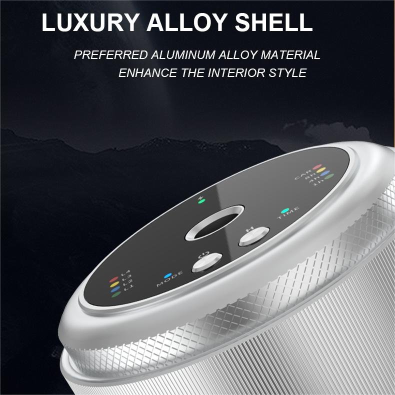Hot Sell 2023 Newest Fashion Aluminum Alloy Automatic Car Scent Diffuser Wireless Essential Oil Low Noise Air Freshener Diffuser